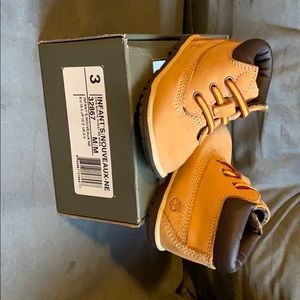 Infants timberland wheat bootie